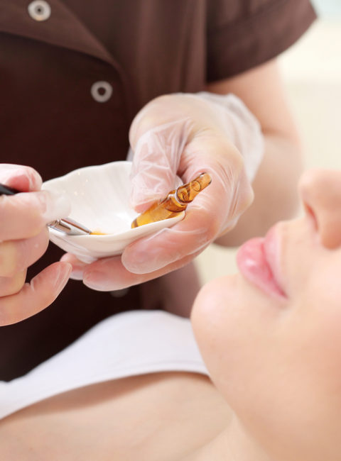 chemical peel patient